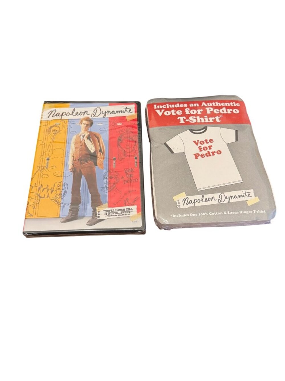 NWT DVD and Vote for Pedro shirt size xl